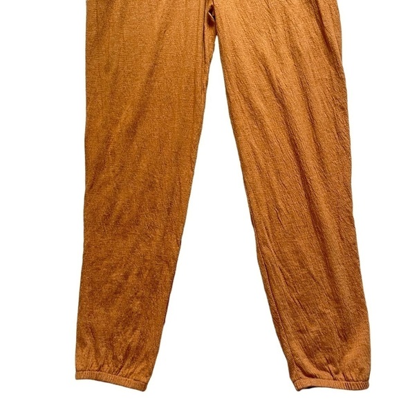 Maurices Mustard Yellow Gold Drawcord Waist Pocket Sleeveless Jumpsuit S - Picture 5 of 9